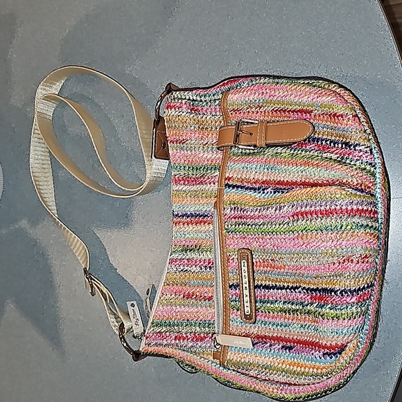 Lily Bloom Gigi Crossbody Seaside Medium Straw Wicker Bag - Picture 1 of 7